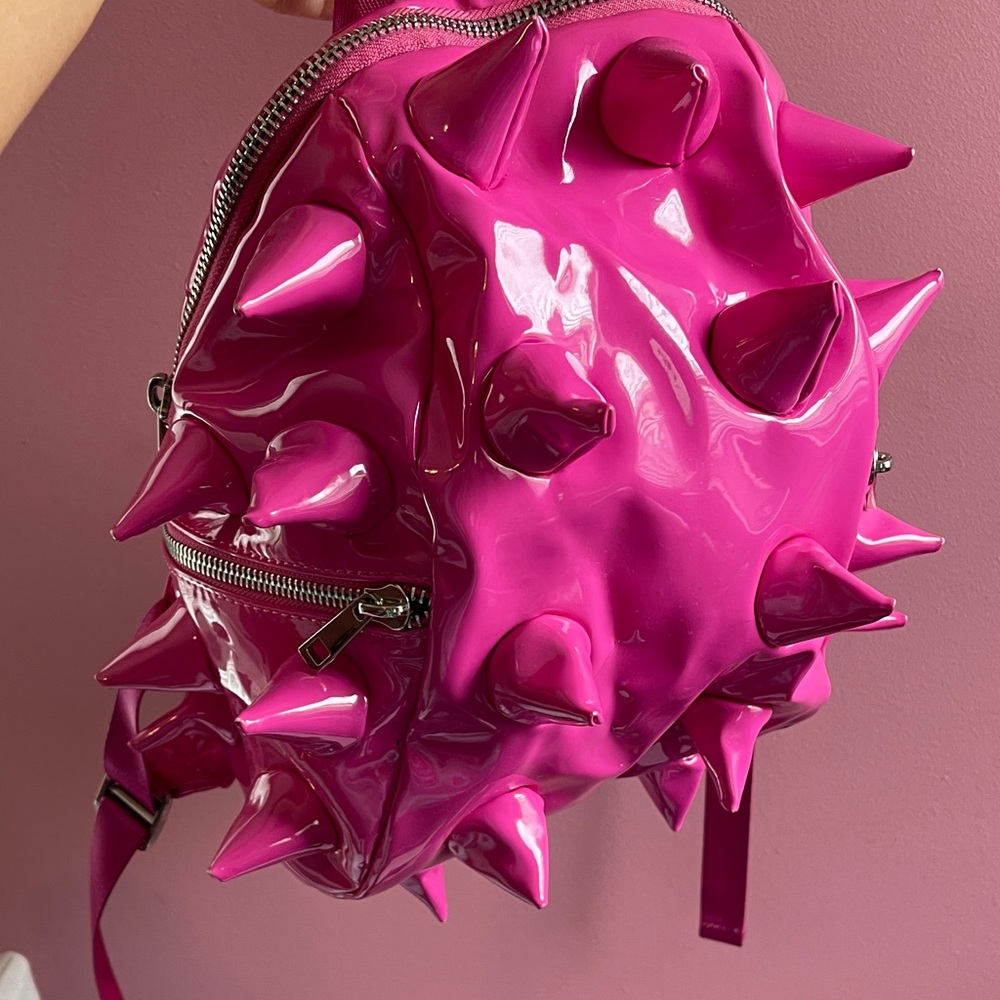 Spiked Pink Backpack